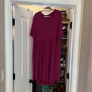 Chic Soul Magenta Mini Dress